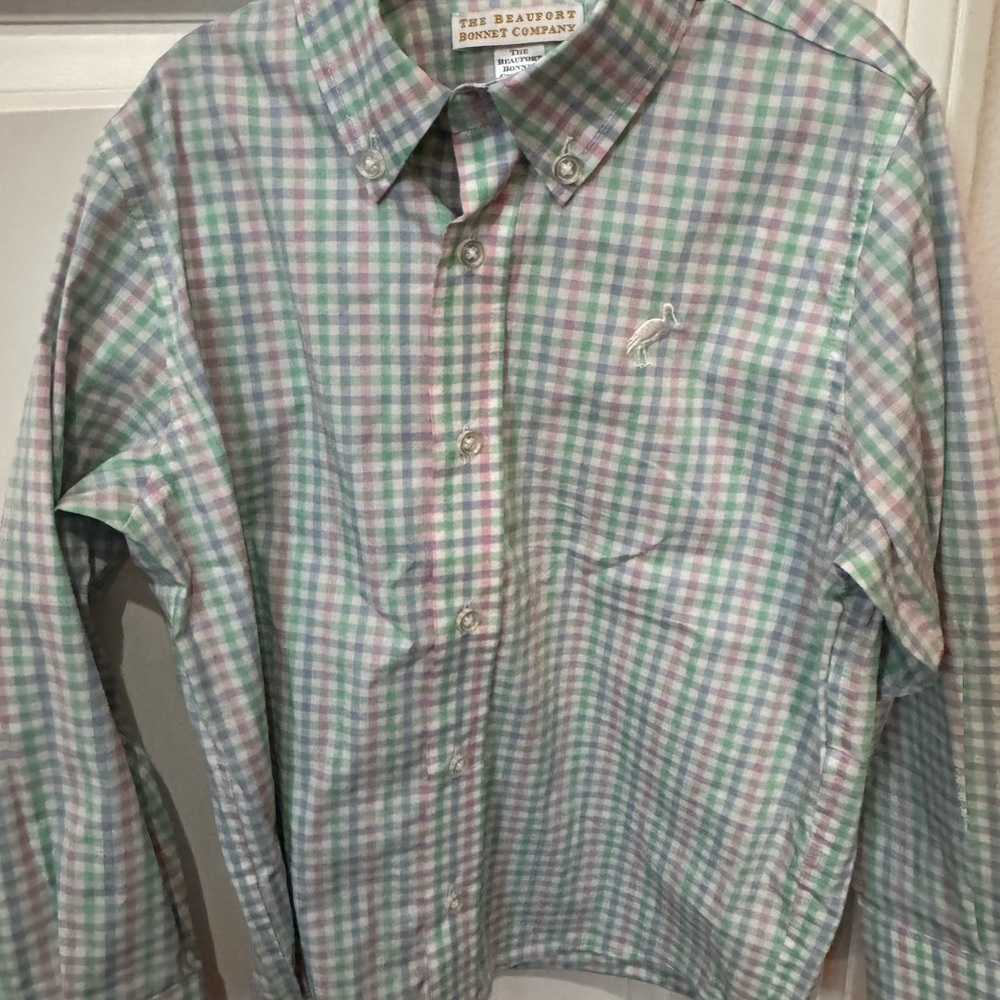 The Beaufort Bonnet Company TBBC Pastel Plaid Shirt